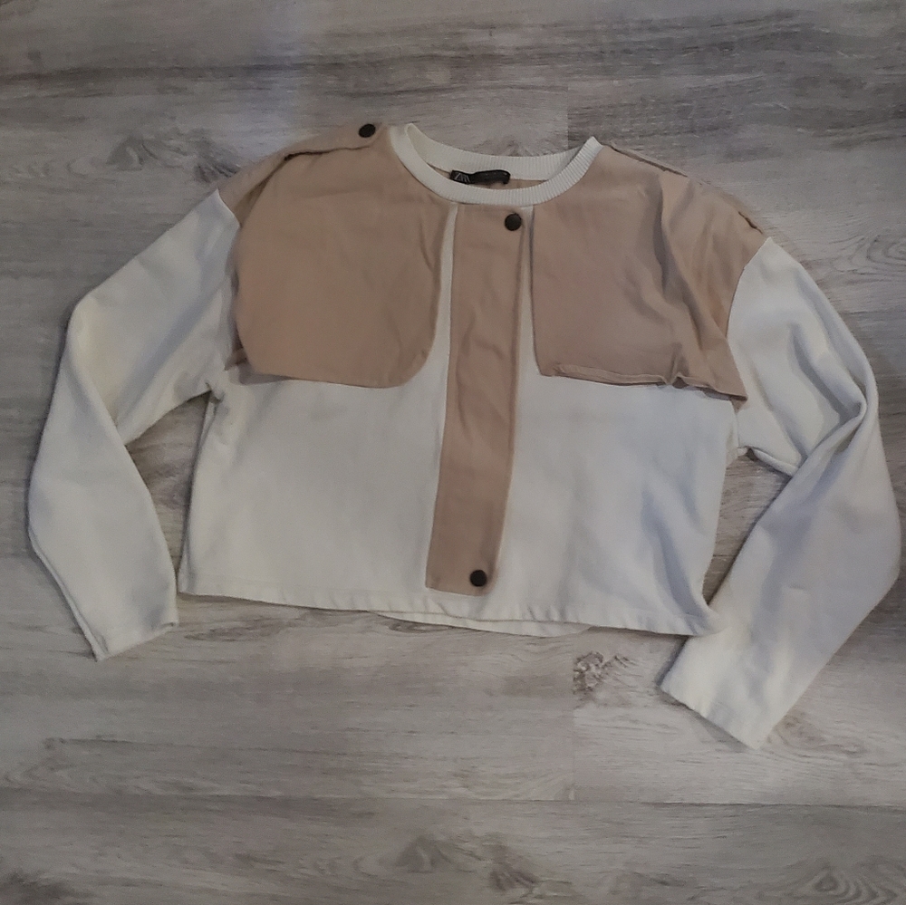 Zara crop sweater